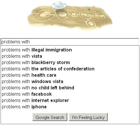 google problems with